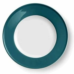 Dibbern Teller Flach 21cm Fahne Solid Color Petrol